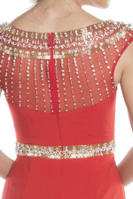 -- FABRIC :: RED/GOLD